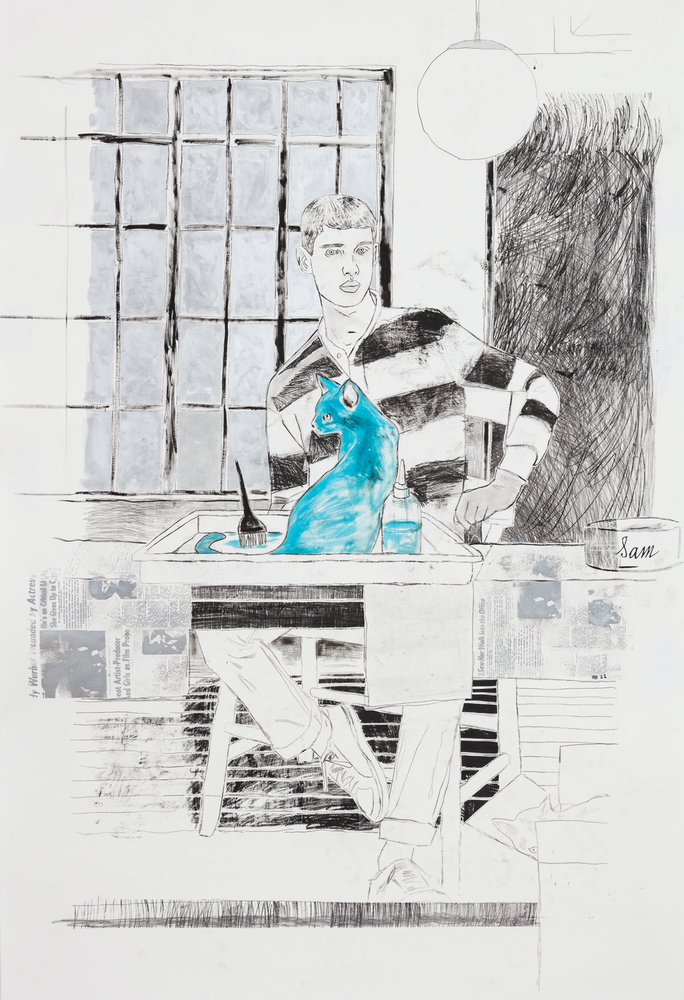 Conceptual Artist #7 (A Warhol enthusiast, his 26th studio mate completes the story)