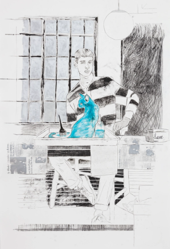 Conceptual Artist #7 (A Warhol enthusiast, his 26th studio mate completes the story)