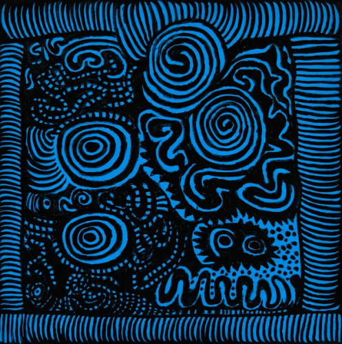 A Ring of White Clouds in the Sky