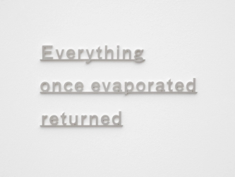Ideas - (Everything once evaporated returned)