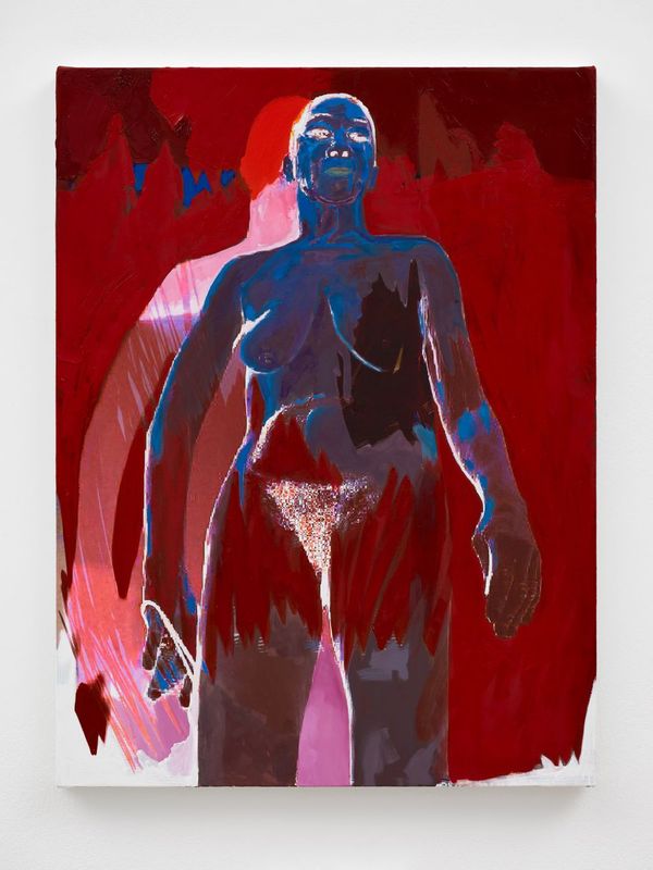 Burning woman (Middle Panel) 