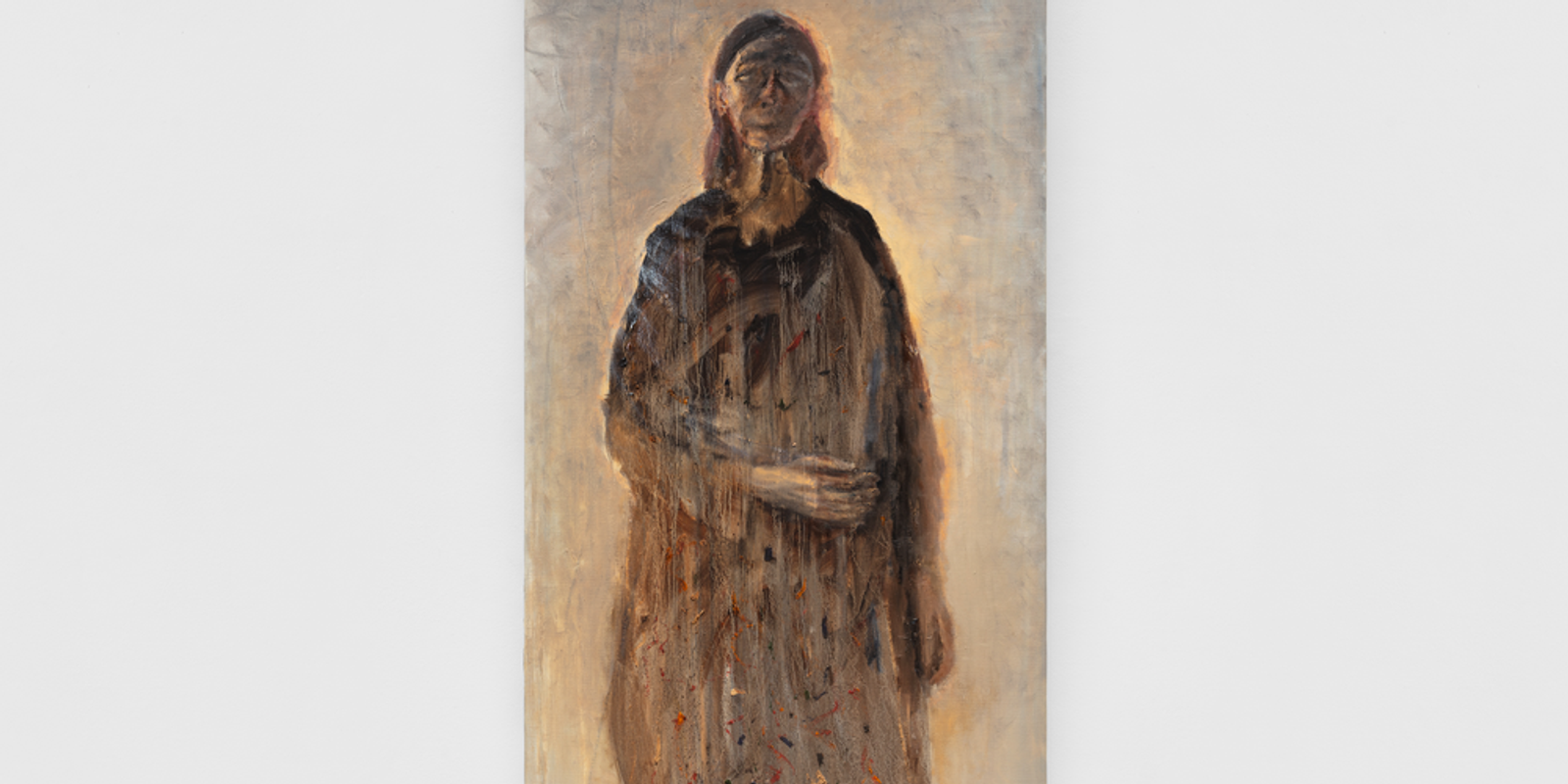 Self-Portrait in a Narrow Mirror