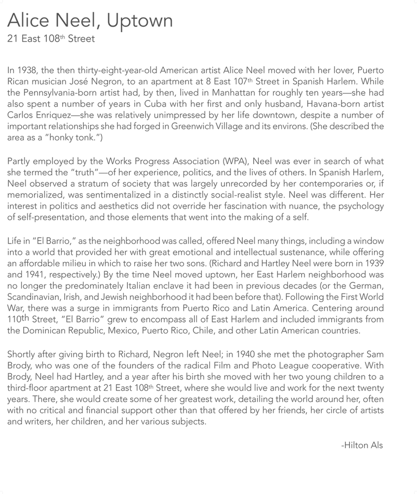 Alice Neel: Uptown