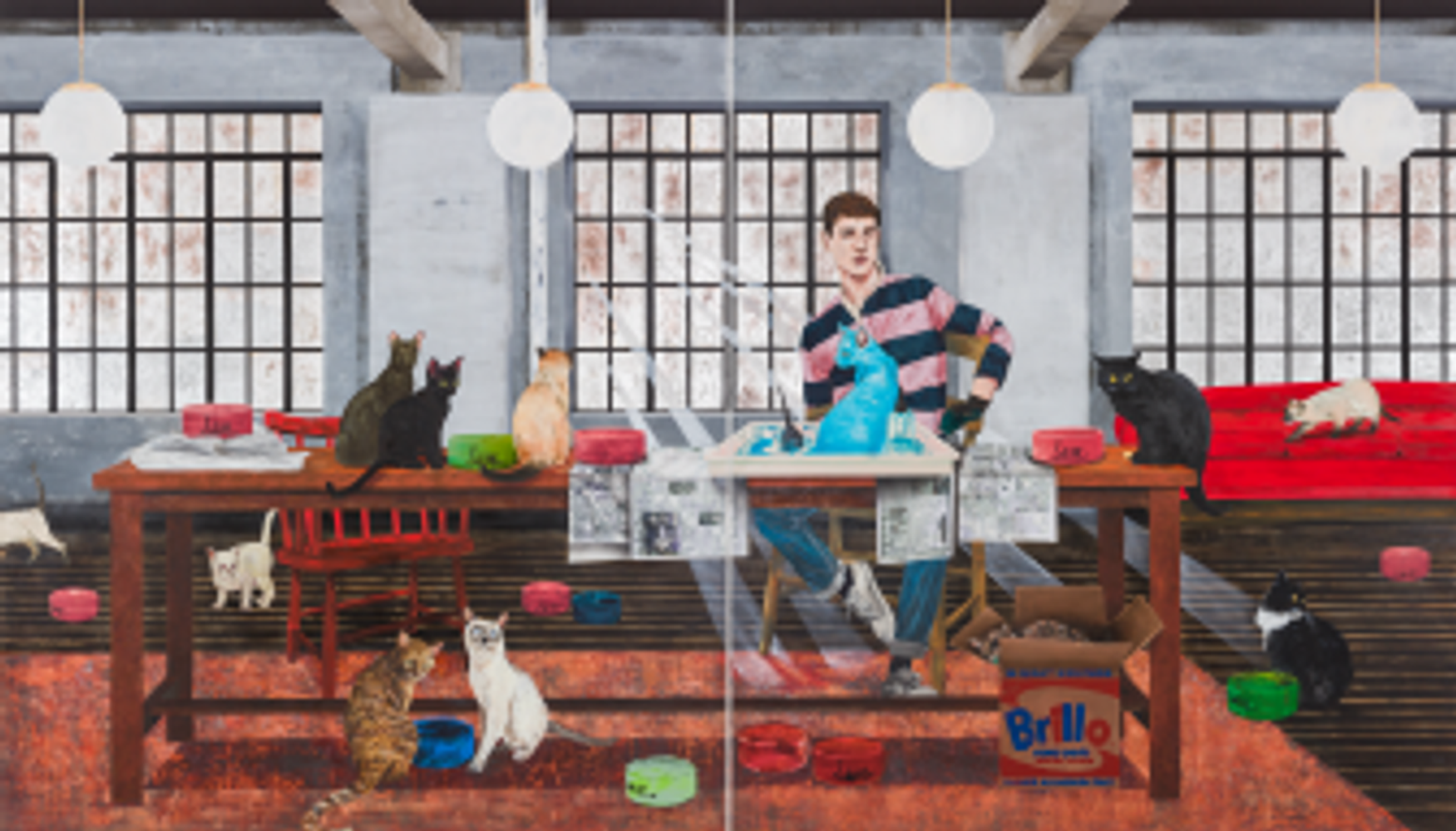 Conceptual Artist #7 (A Warhol enthusiast, his 26th studio mate completes the story)