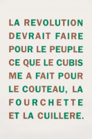 La Revolution Devrait Faire pour le Peuple