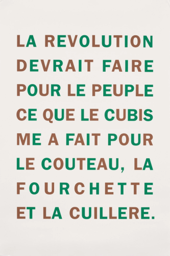 La Revolution Devrait Faire pour le Peuple