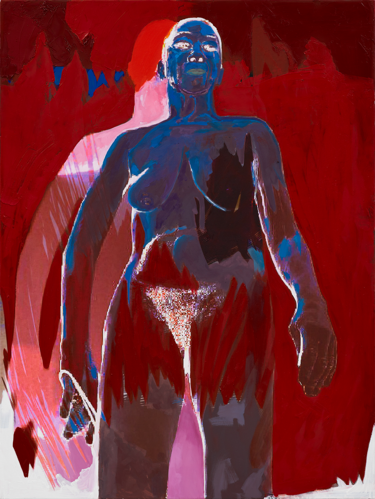 Burning woman (Middle Panel) 