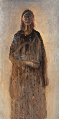 Self-Portrait in a Narrow Mirror