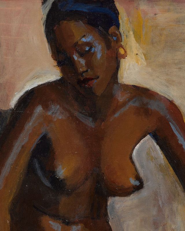 Sitting Female Nude