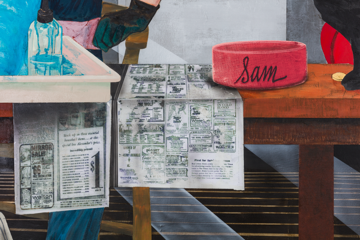Conceptual Artist #7 (A Warhol enthusiast, his 26th studio mate completes the story)
