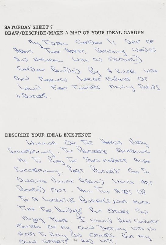 Response sheets