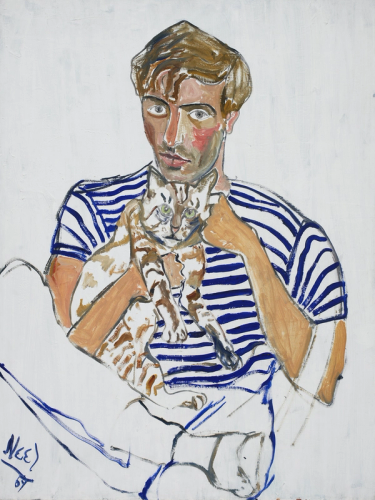 Hartley with a Cat