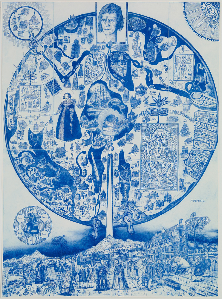 Map of Nowhere (blue)
