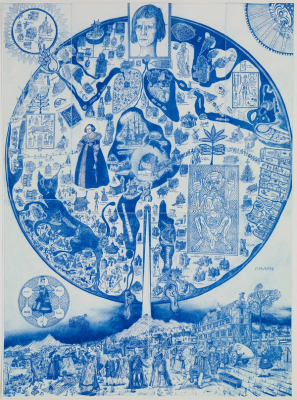 Map of Nowhere (blue)