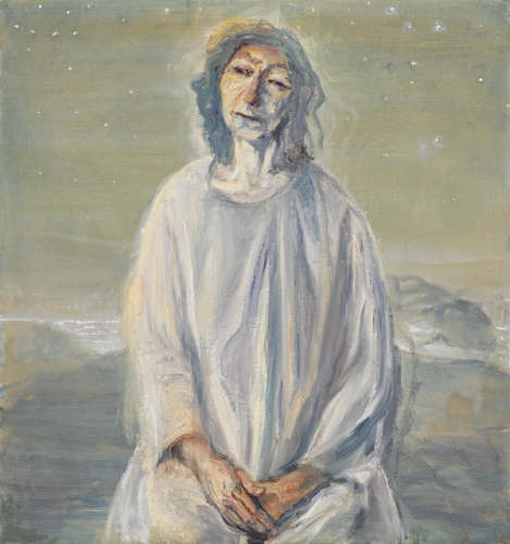 Kate in a Starry Landscape