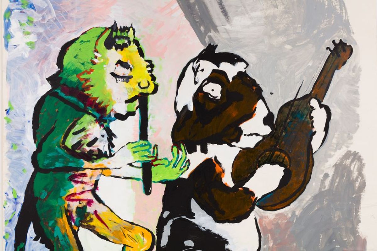 The Musicians - Cat and Guinea Pig
