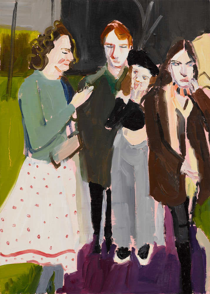 Alyssa, Oscar, Vita and Esme in Triangle Park