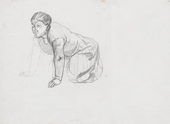 Study for 'Crivelli's Garden', Delilah