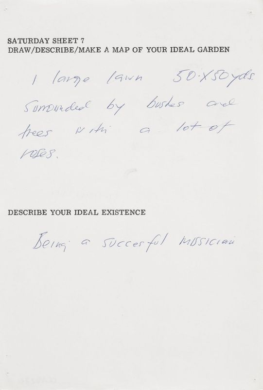 Response sheets