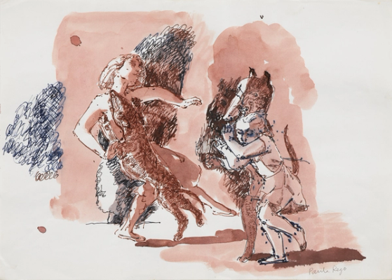 Study for Girl and Dog