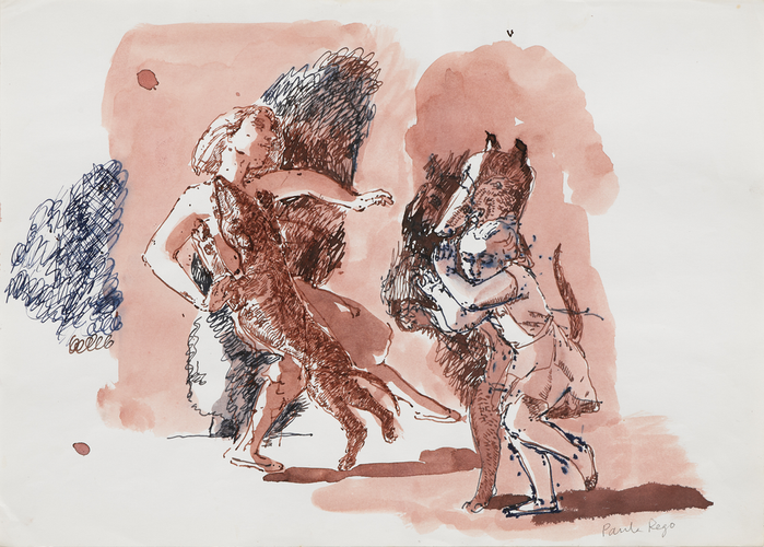 Study for Girl and Dog