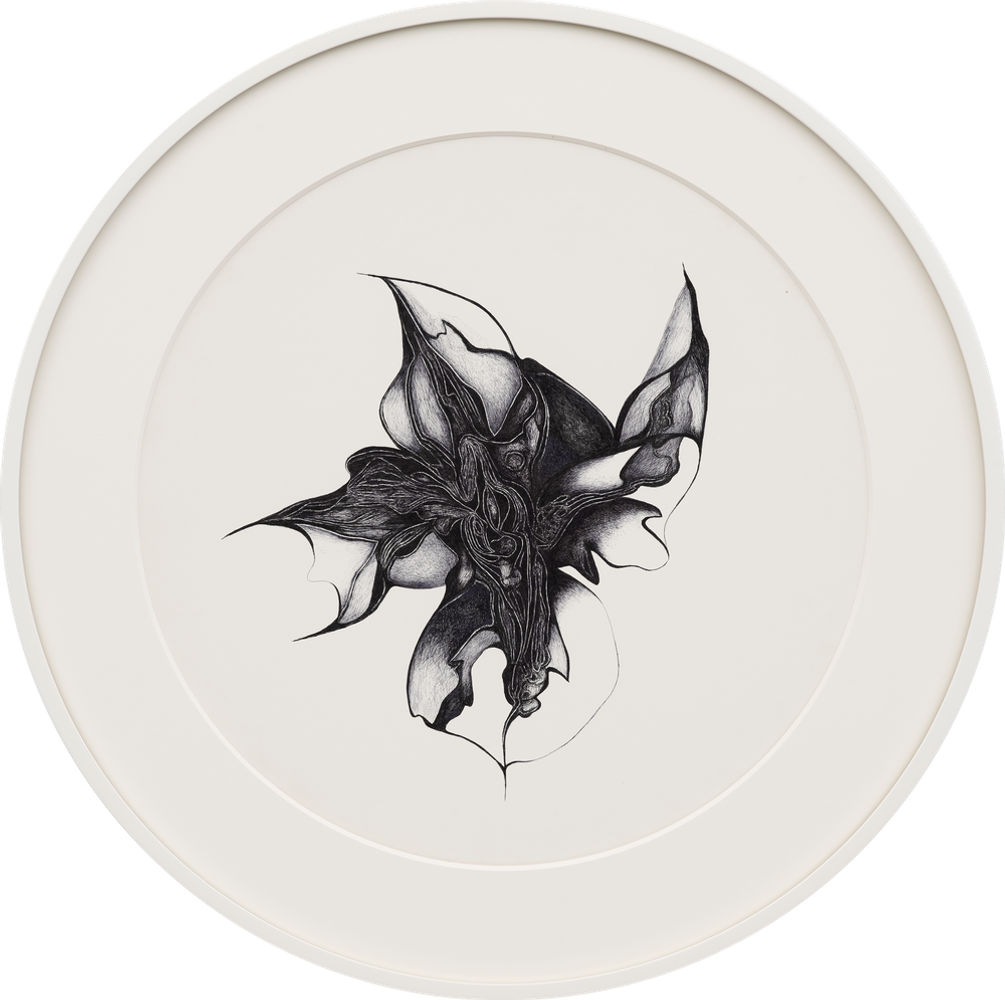 Floral Figure (Tondo)