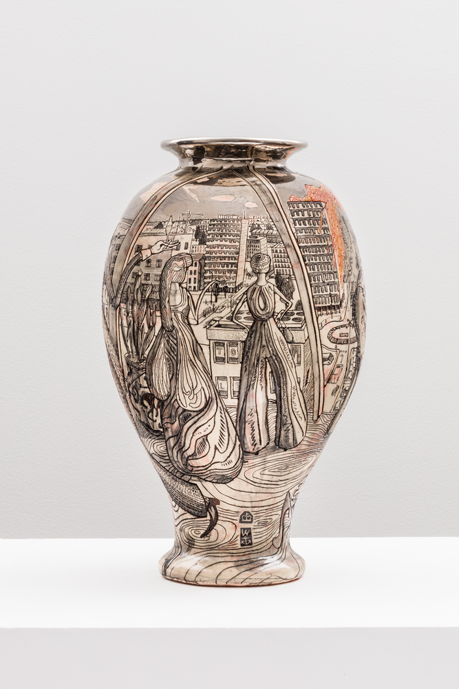 View from the Top in Black and White