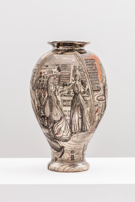 View from the Top in Black and White