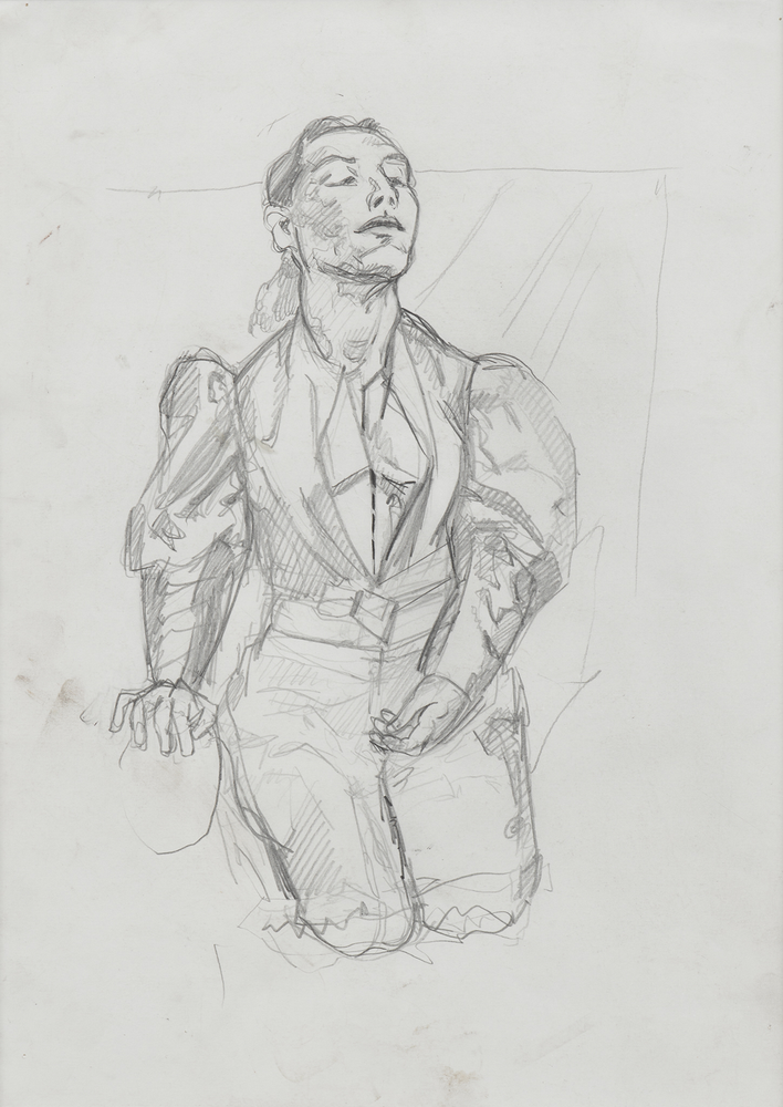 Study for Girl with Gladioli AKA Reliquary