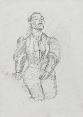 Study for Girl with Gladioli AKA Reliquary