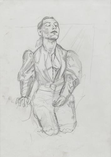 Study for Girl with Gladioli AKA Reliquary