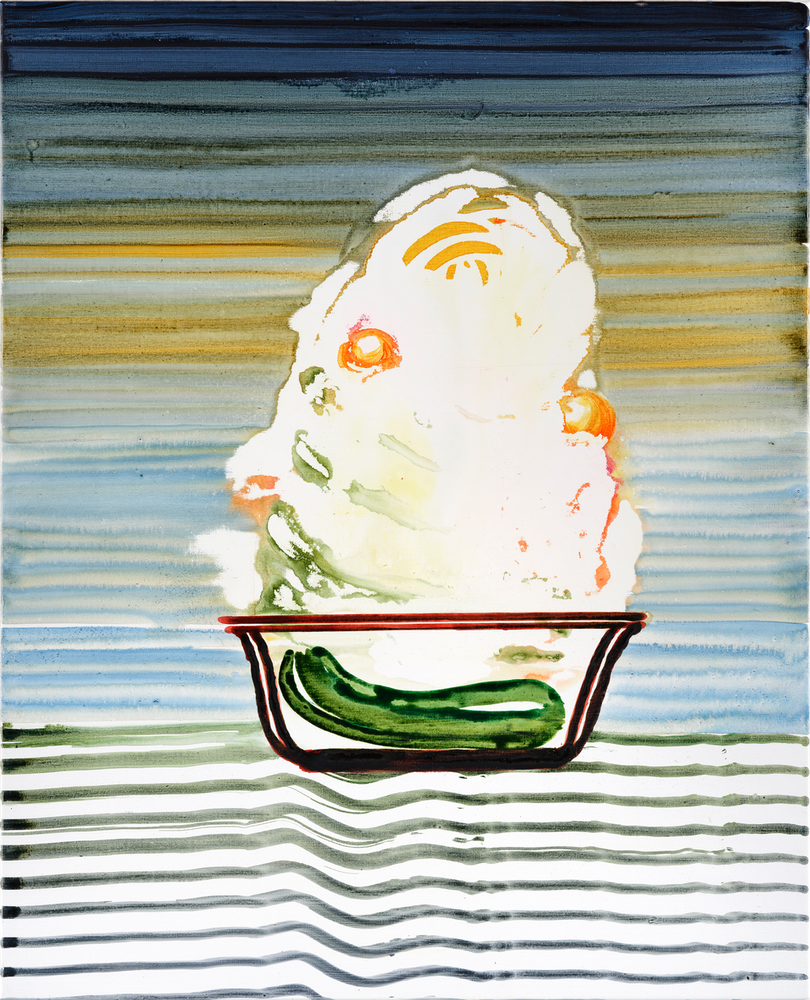 Bowl of ice fruits