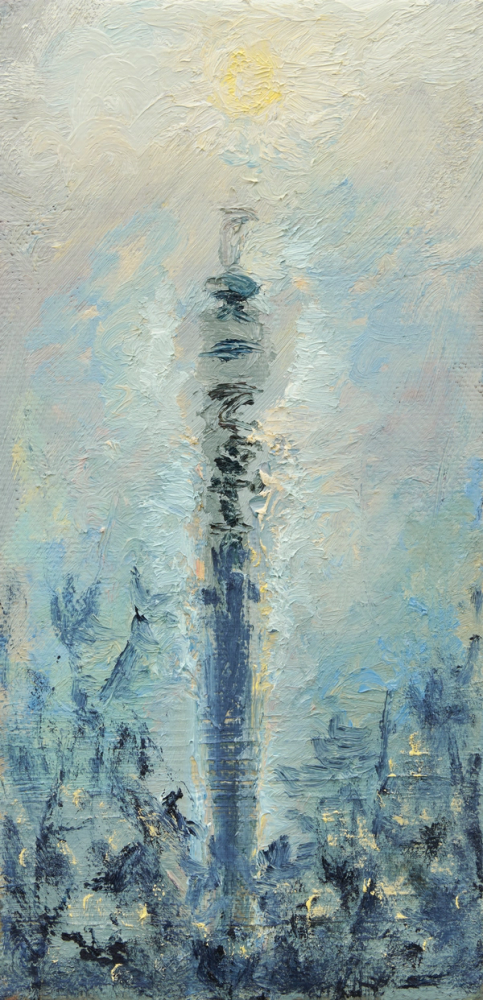 BT Tower and Plane Tree