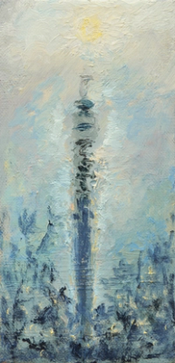 BT Tower and Plane Tree