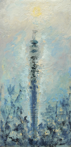 BT Tower and Plane Tree