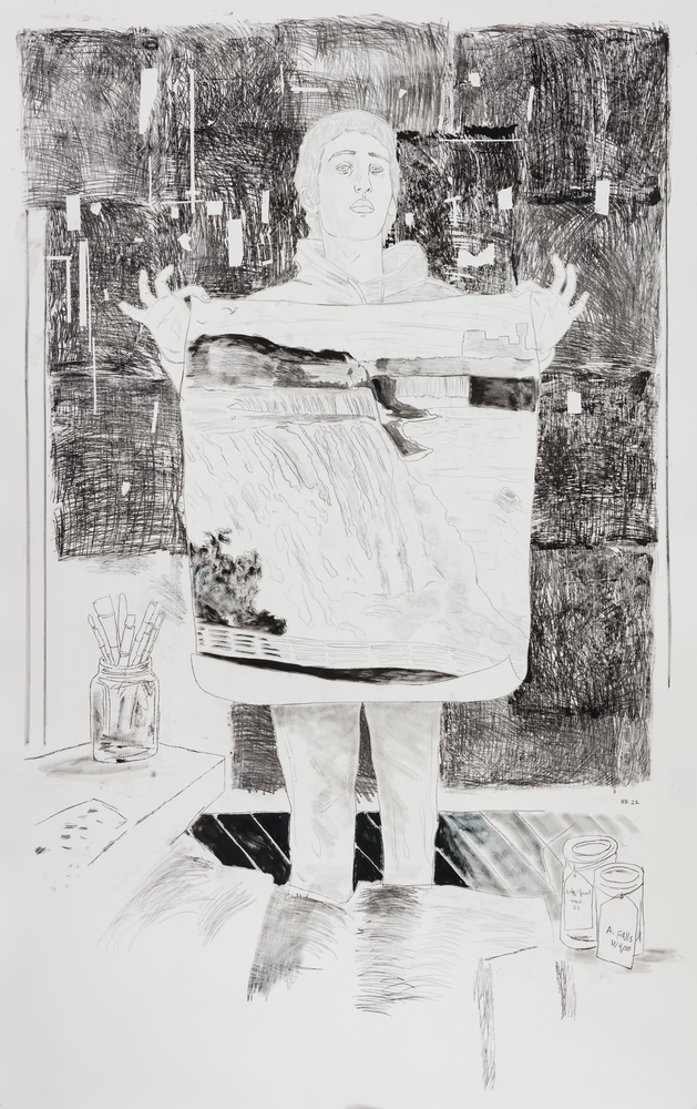 Conceptual Artist #1 (He exclusively mixes his paints with water from Niagara Falls)