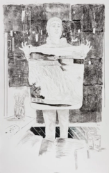 Conceptual Artist #1 (He exclusively mixes his paints with water from Niagara Falls)