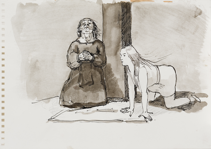 Lamentation at the Foot of The Cross