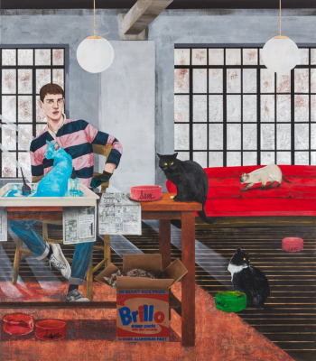 Conceptual Artist #7 (A Warhol enthusiast, his 26th studio mate completes the story)