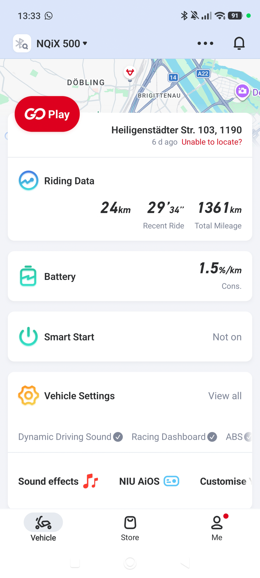 Battery Charging.