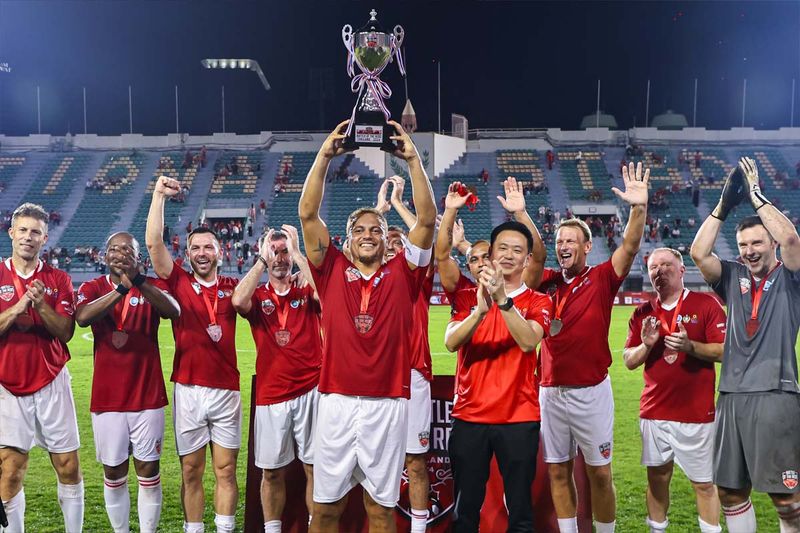 Manchester Reds champions of Battle of the Reds