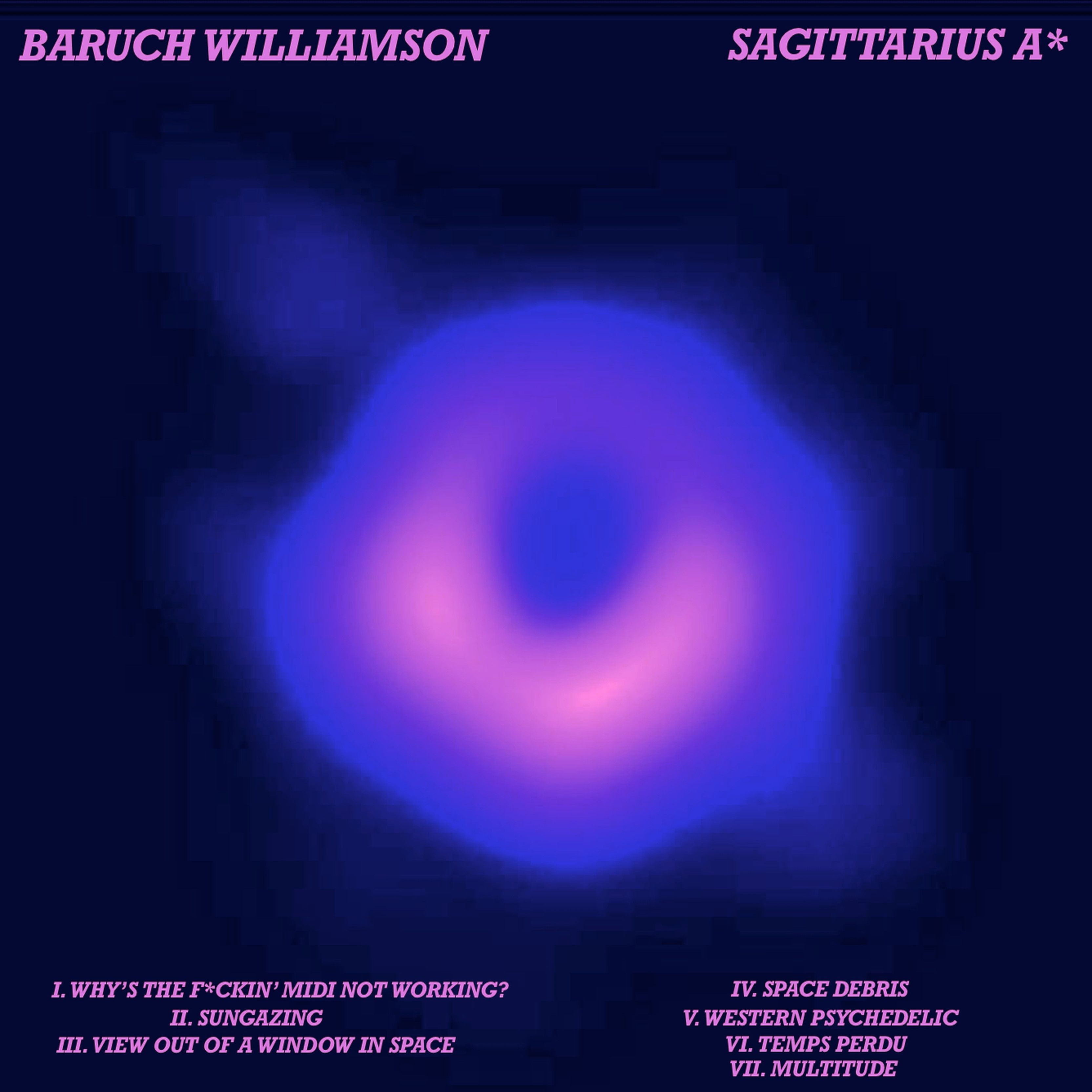 Baruch Williamson - Sagittarius A* front cover