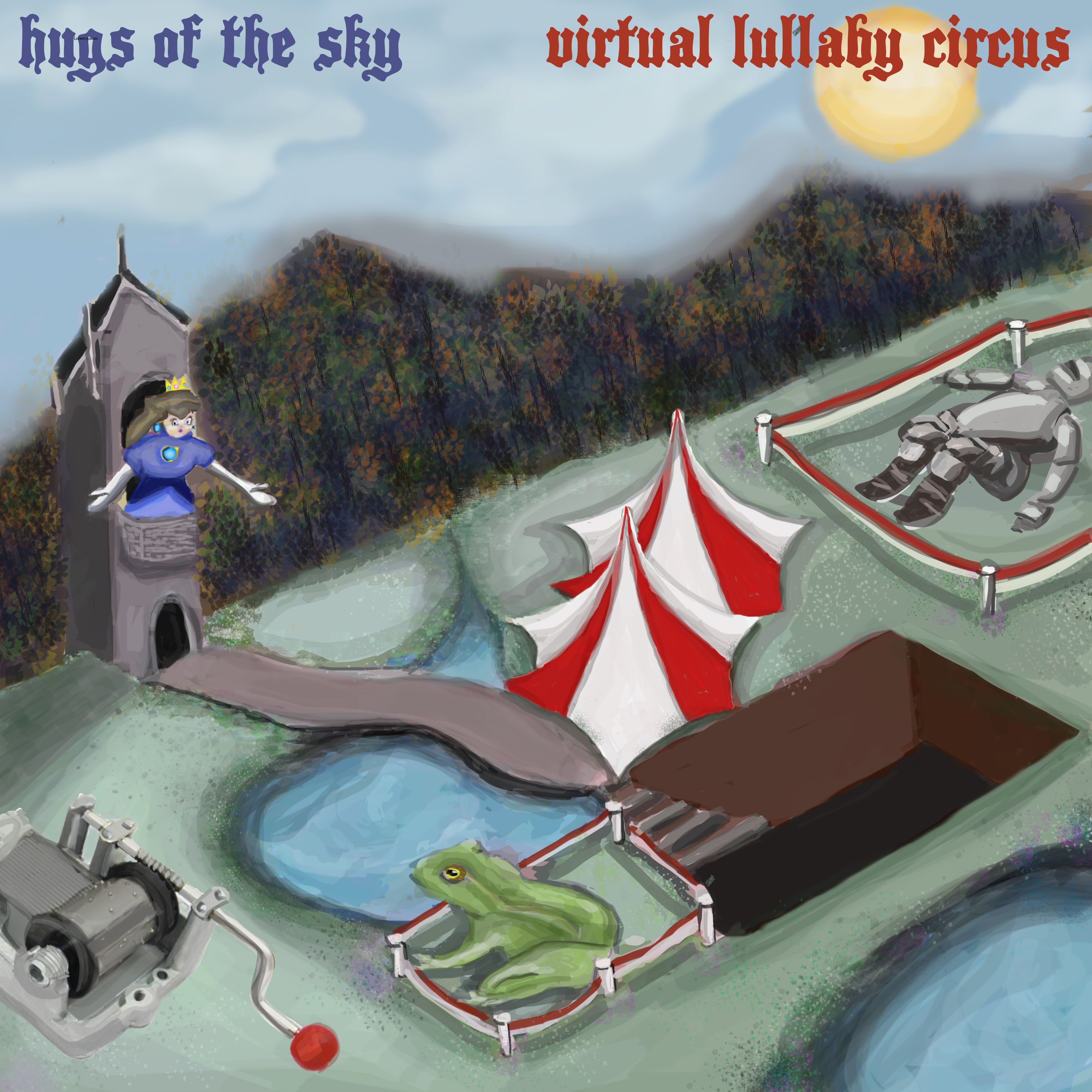 Hugs of the Sky - Virtual Lullaby Circus front cover