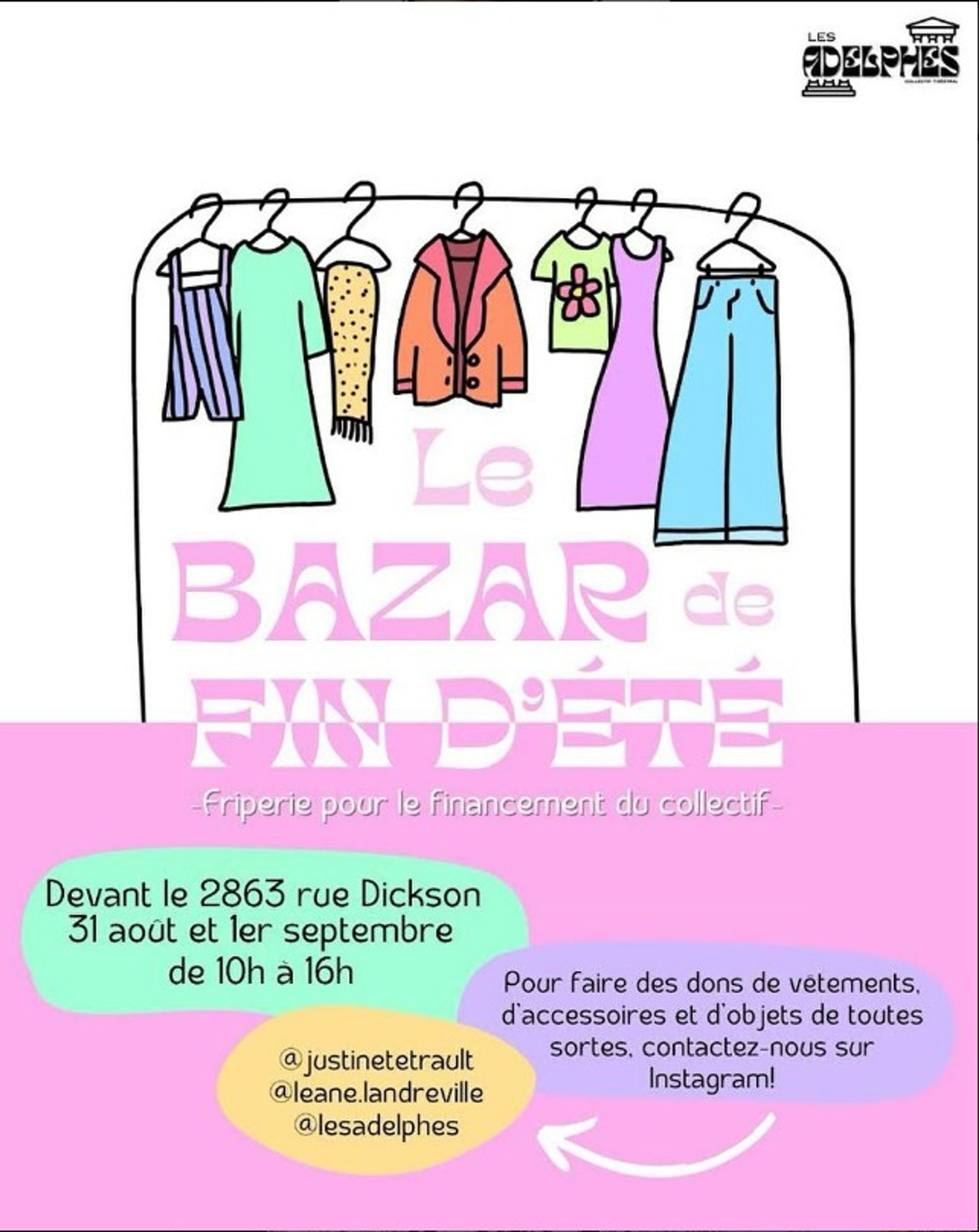 Le bazar de fin d'été