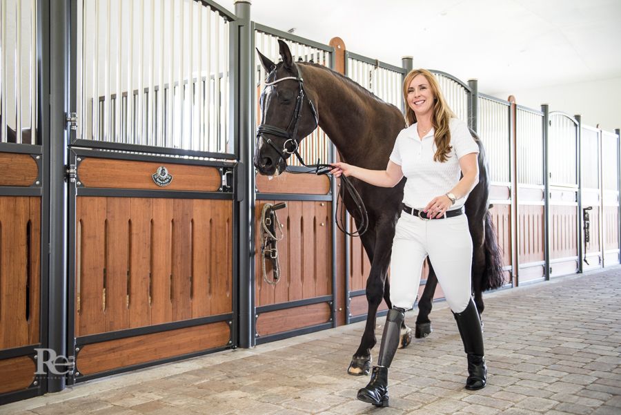 para-dressage competitor katie jackson and her horse