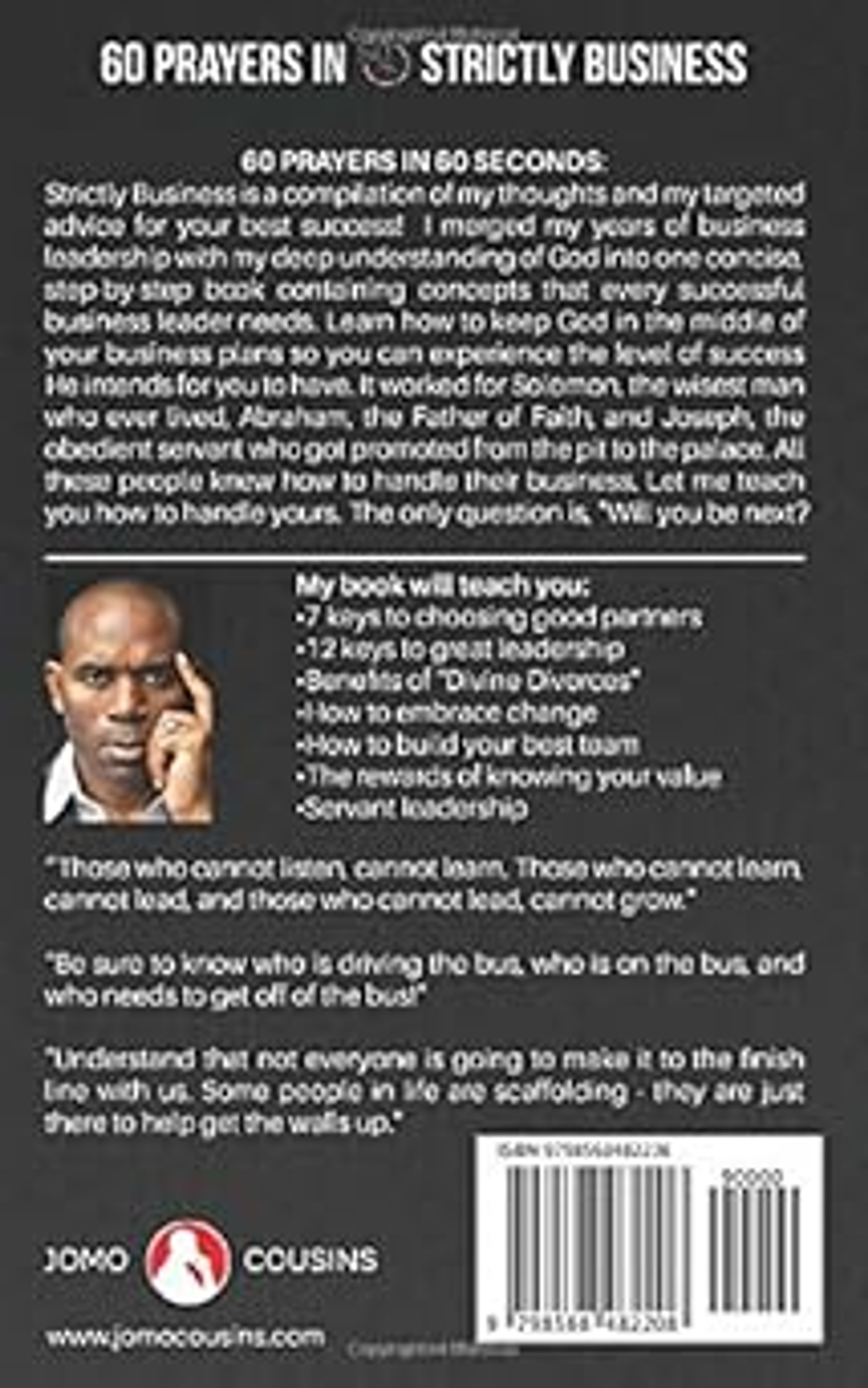 Strictly business back cover