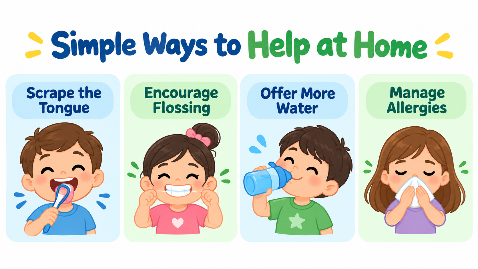 Simple Ways to Help at Home for Bad Breath