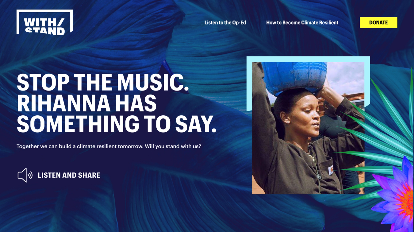 WITH/STAND Campaign by Clara Lionel Foundation
