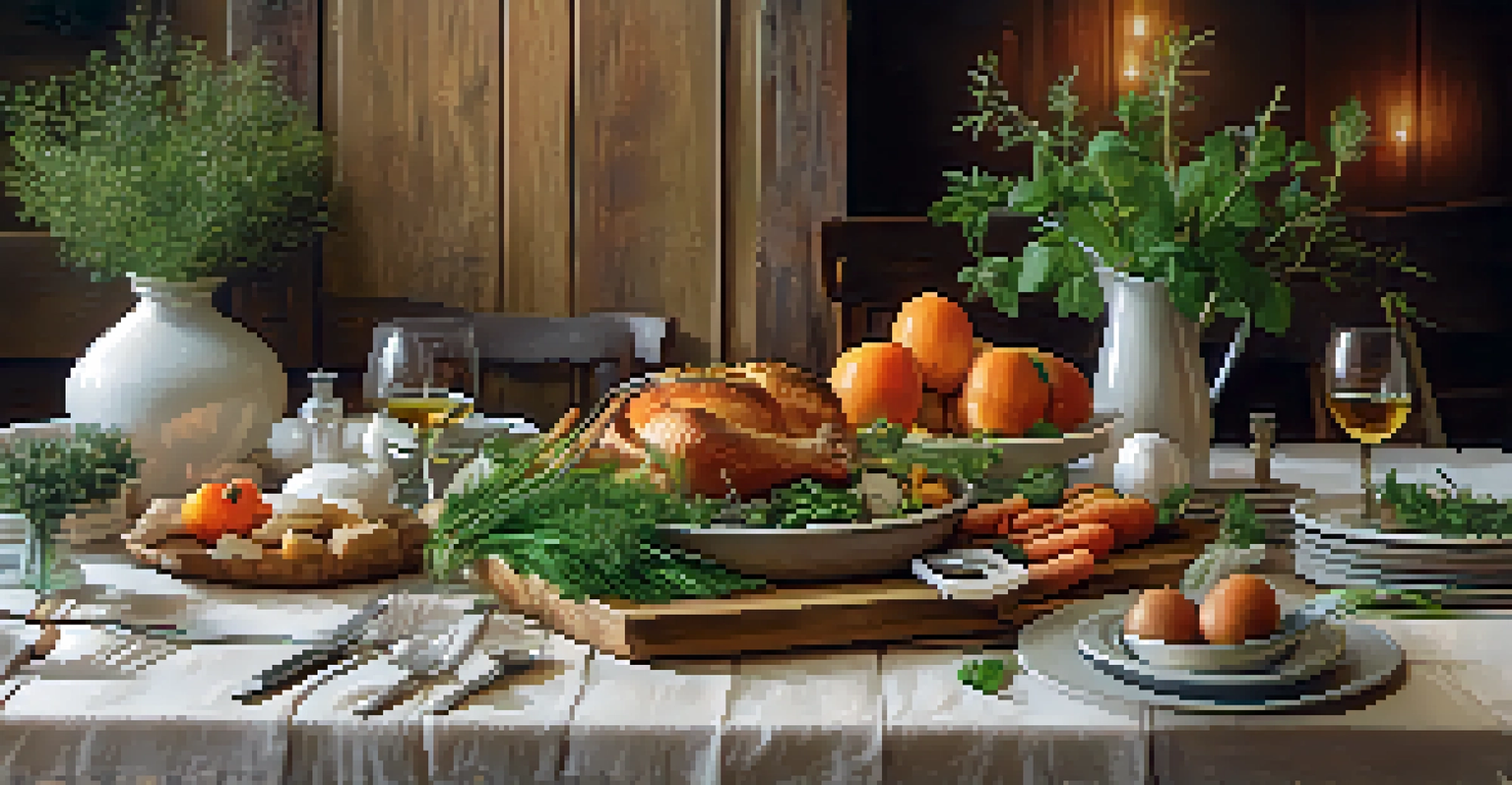 A cozy dining scene in a Rochester restaurant with a seasonal dish made from local ingredients on a rustic table.