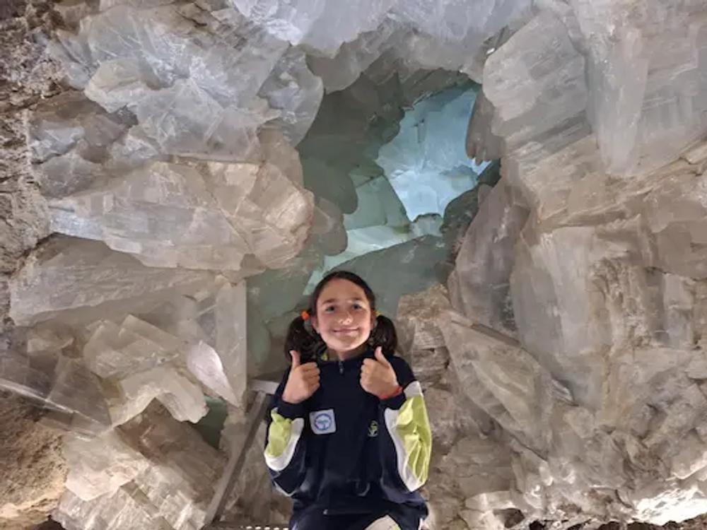 Girl in the Geode at Pulpi